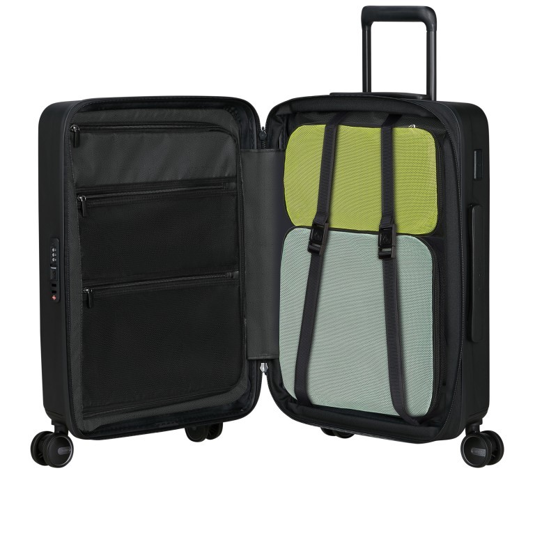 Koffer Restackd Expandable Easy Access Größe 55 cm Black, Farbe: schwarz, Marke: Samsonite, EAN: 5400520262875, Abmessungen in cm: 40x55x23, Bild 10 von 19