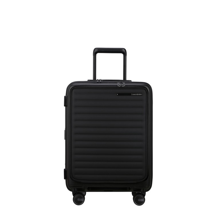 Koffer Restackd Expandable Easy Access Größe 55 cm Black, Farbe: schwarz, Marke: Samsonite, EAN: 5400520262875, Abmessungen in cm: 40x55x23, Bild 1 von 19