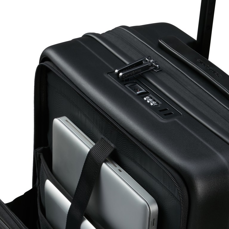Koffer Restackd Expandable Easy Access Größe 55 cm Black, Farbe: schwarz, Marke: Samsonite, EAN: 5400520262875, Abmessungen in cm: 40x55x23, Bild 14 von 19