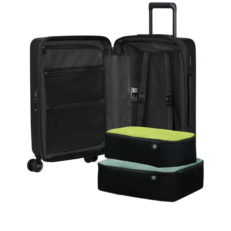 Koffer Restackd Expandable Easy Access Größe 55 cm Black, Farbe: schwarz, Marke: Samsonite, EAN: 5400520262875, Abmessungen in cm: 40x55x23, Bild 11 von 19