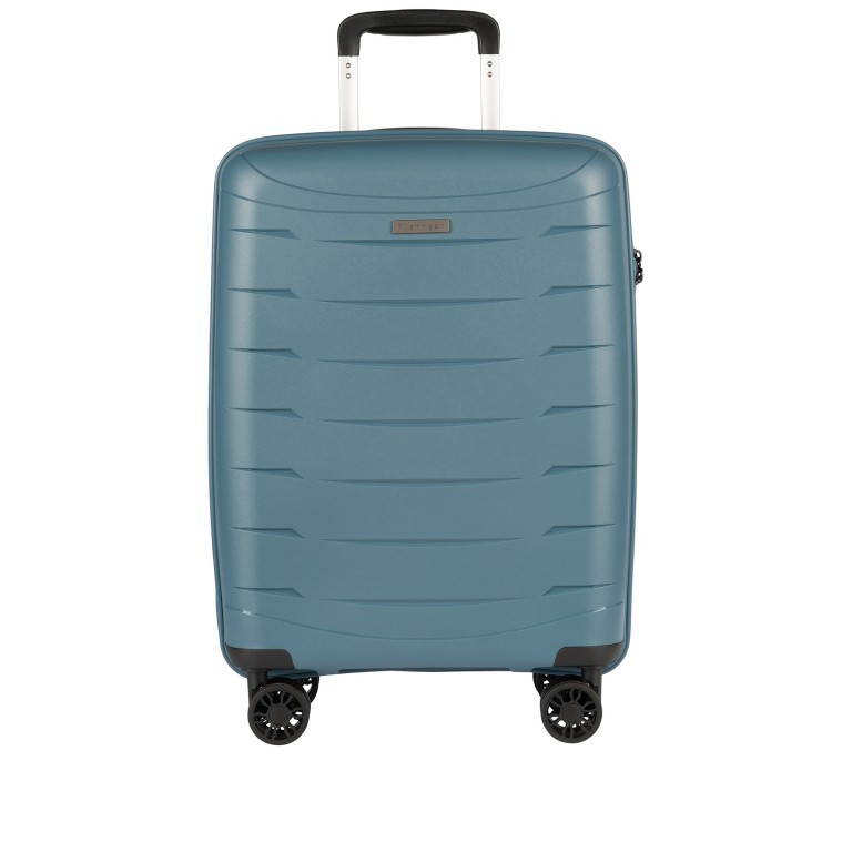 Koffer Franklin IATA-Maß 55 cm Graublau, Farbe: blau/petrol, Marke: Flanigan, EAN: 4048171010363, Abmessungen in cm: 39x55x20, Bild 6 von 6
