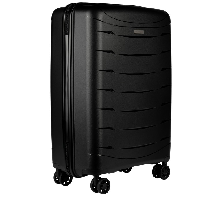 Koffer Franklin 66 cm Schwarz, Farbe: schwarz, Marke: Flanigan, EAN: 4048171010387, Abmessungen in cm: 45x66x26, Bild 2 von 5
