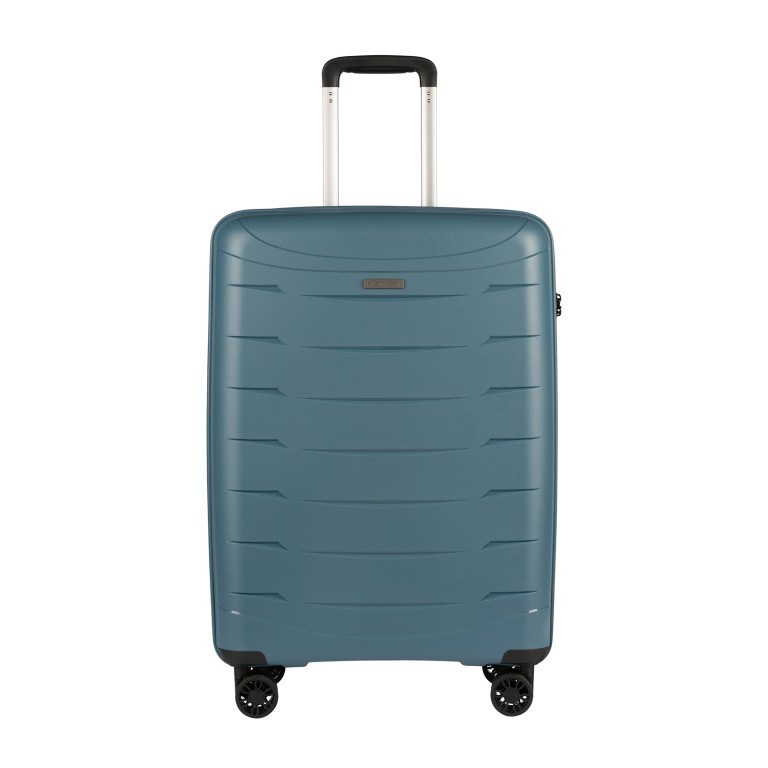Koffer Franklin 66 cm Graublau, Farbe: blau/petrol, Marke: Flanigan, EAN: 4048171010394, Abmessungen in cm: 45x66x26, Bild 1 von 5