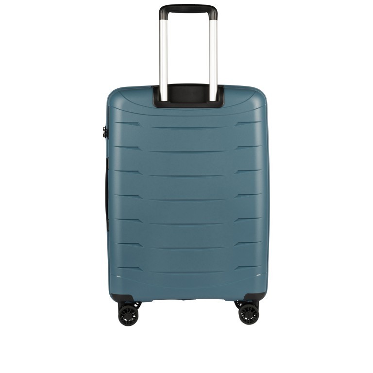 Koffer Franklin 66 cm Graublau, Farbe: blau/petrol, Marke: Flanigan, EAN: 4048171010394, Abmessungen in cm: 45x66x26, Bild 3 von 5