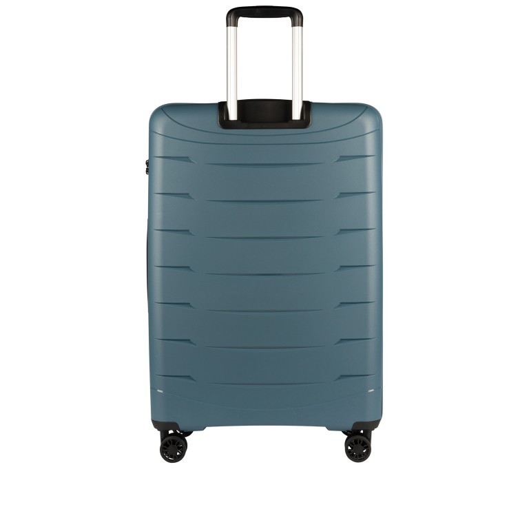 Koffer Franklin 76 cm Graublau, Farbe: blau/petrol, Marke: Flanigan, EAN: 4048171010424, Abmessungen in cm: 51x76x29, Bild 3 von 5