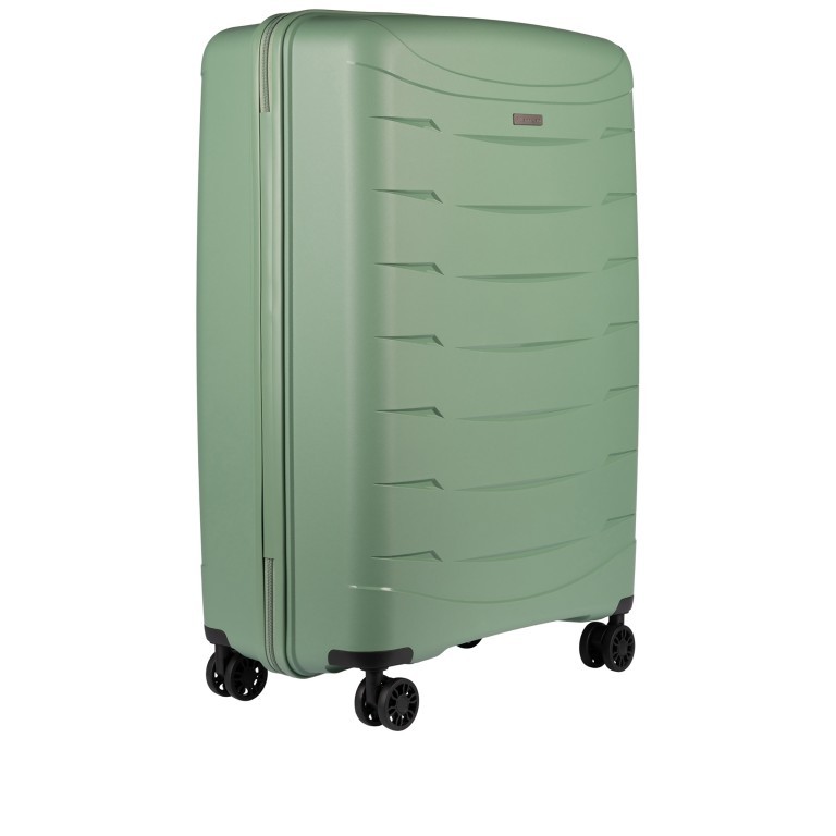 Koffer Franklin 76 cm Sage Green, Farbe: grün/oliv, Marke: Flanigan, EAN: 4048171010431, Abmessungen in cm: 51x76x29, Bild 2 von 5
