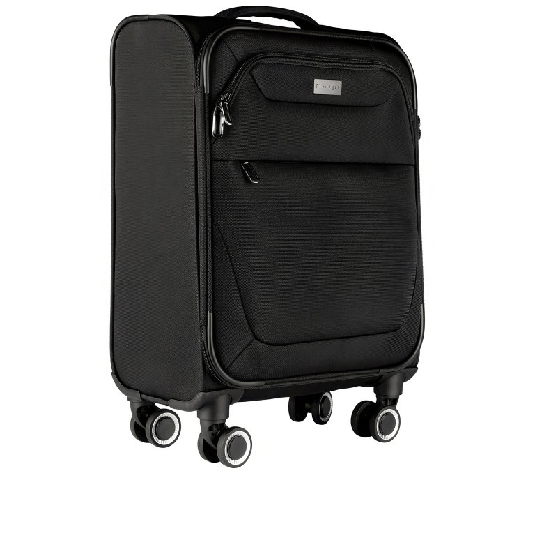 Koffer Magellan 086450 Größe 55 cm Schwarz, Farbe: schwarz, Marke: Flanigan, EAN: 4048171010455, Abmessungen in cm: 37.5x55x22, Bild 2 von 6