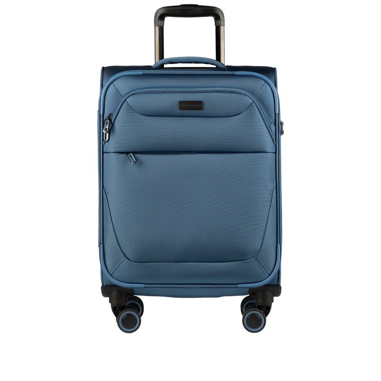 Koffer Magellan 086450 Größe 55 cm Graublau, Farbe: blau/petrol, Marke: Flanigan, EAN: 4048171010271, Abmessungen in cm: 37.5x55x22, Bild 6 von 6