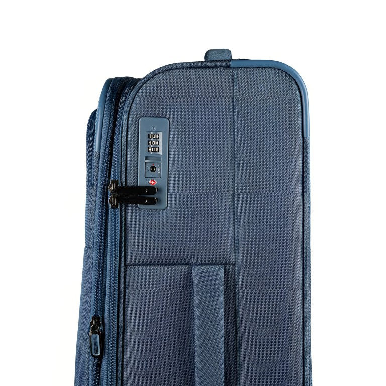 Koffer Magellan 086450 erweiterbar Größe 66 Graublau, Farbe: blau/petrol, Marke: Flanigan, EAN: 4048171010295, Abmessungen in cm: 46x66x26.5, Bild 5 von 5
