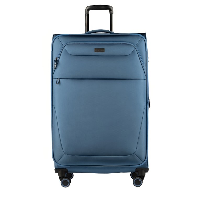 Koffer Magellan 086450 erweiterbar Größe 81 cm Graublau, Farbe: blau/petrol, Marke: Flanigan, EAN: 4048171010318, Abmessungen in cm: 48x81x30.5, Bild 1 von 5