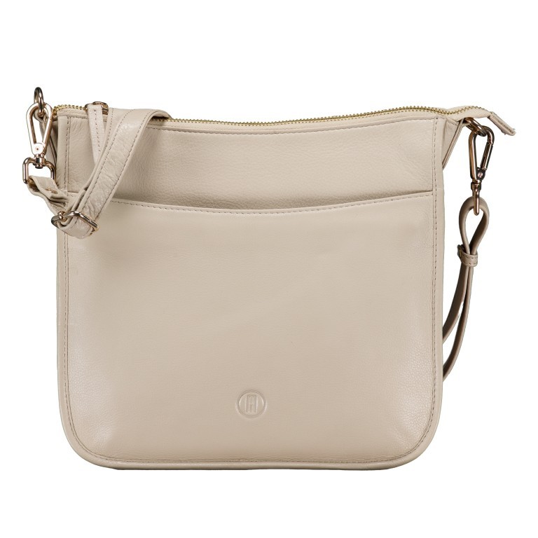 Umhängetasche Nappa Beige, Farbe: beige, Marke: Hausfelder Manufaktur, EAN: 4065646020658, Abmessungen in cm: 26.5x25x7.5, Bild 1 von 6