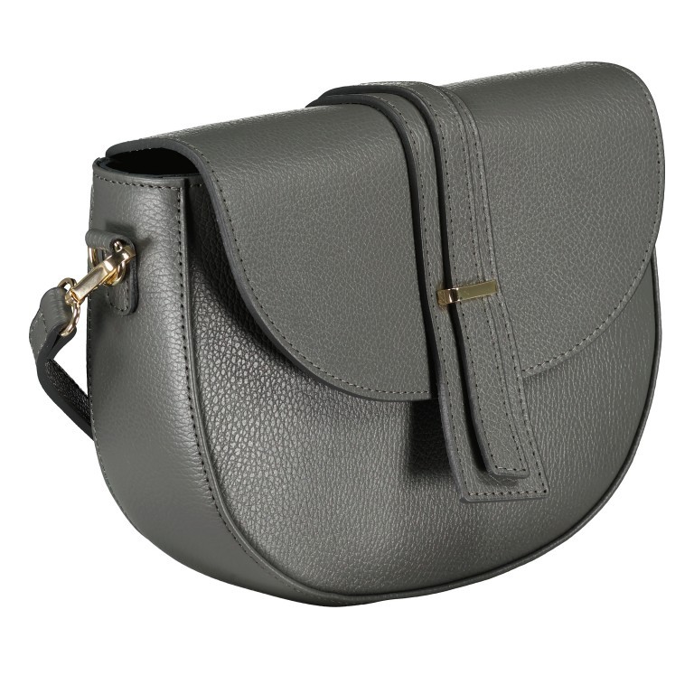 Satteltasche Dunkelgrau, Farbe: grau, Marke: Hausfelder Manufaktur, EAN: 4065646022461, Abmessungen in cm: 28x20x7.5, Bild 2 von 8