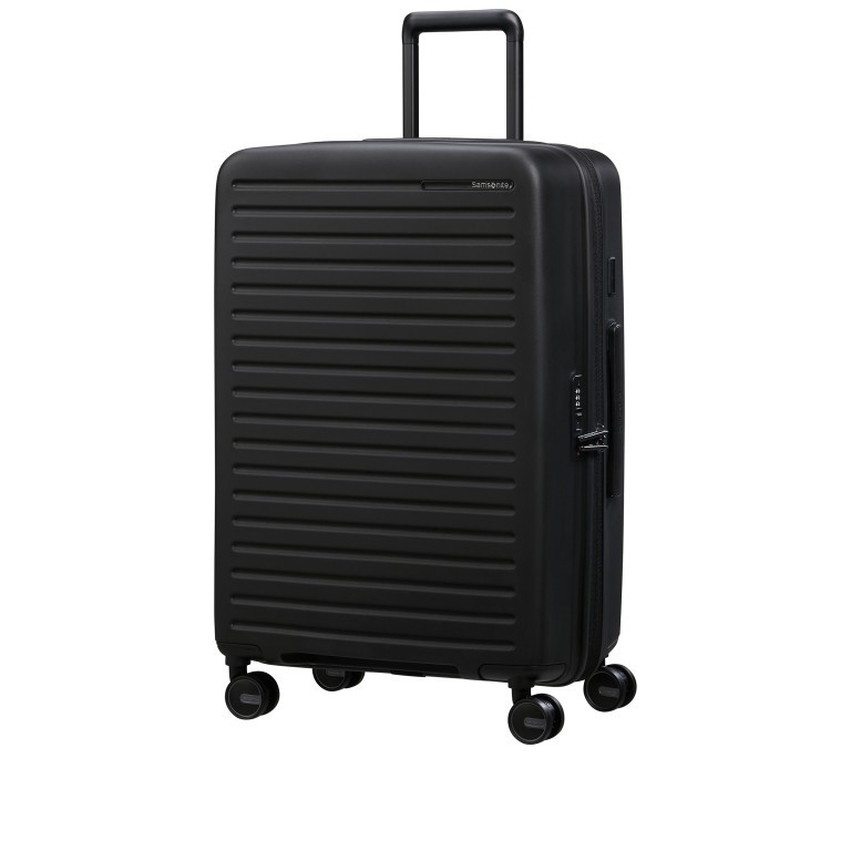 Koffer Restackd Spinner Größe 68 Black, Farbe: schwarz, Marke: Samsonite, EAN: 5400520262929, Abmessungen in cm: 46x68x26, Bild 2 von 19