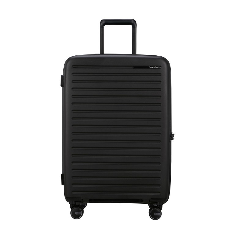 Koffer Restackd Spinner Größe 68 Black, Farbe: schwarz, Marke: Samsonite, EAN: 5400520262929, Abmessungen in cm: 46x68x26, Bild 1 von 19