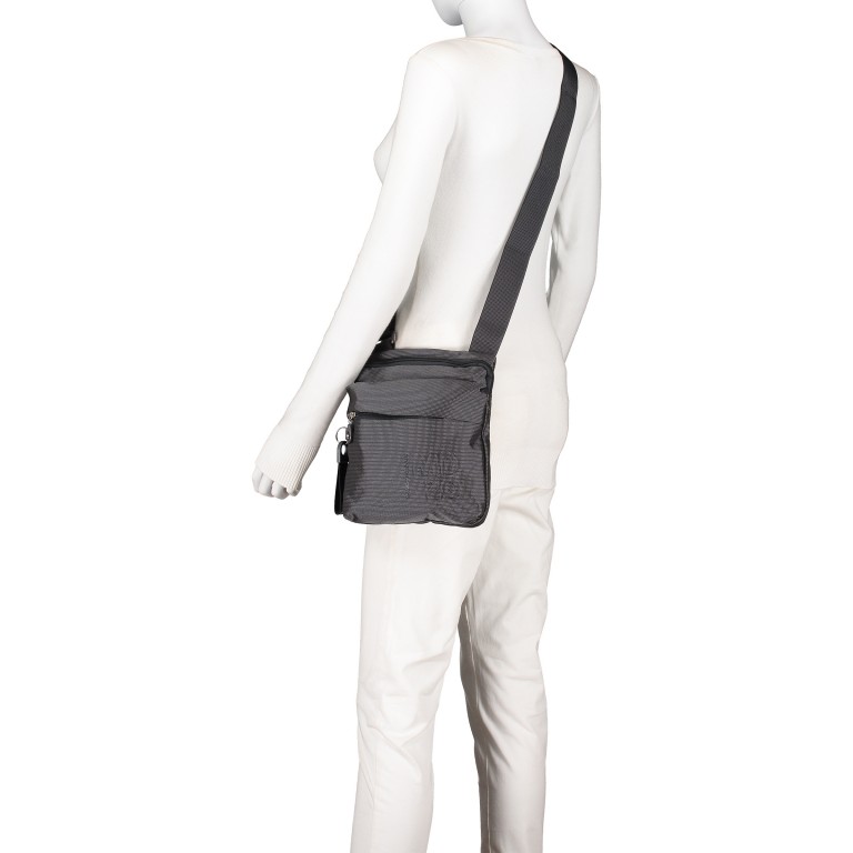 Umhängetasche MD20 QMT04, Farbe: grau, blau/petrol, taupe/khaki, rosa/pink, beige, Marke: Mandarina Duck, Abmessungen in cm: 21x24x5, Bild 4 von 8