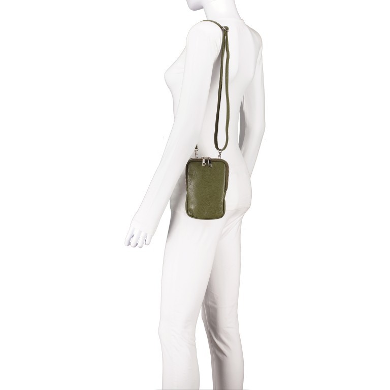 Handytasche Dollaro mit Schulterriemen, Marke: Hausfelder Manufaktur, Abmessungen in cm: 11x17.5x2, Bild 4 von 6