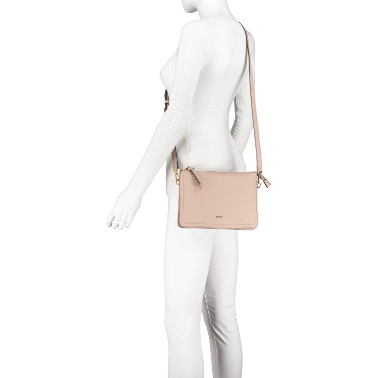 Schultertasche Flat Powder, Farbe: rosa/pink, Marke: Abro, EAN: 4061724487610, Abmessungen in cm: 24x17.5x4, Bild 5 von 7
