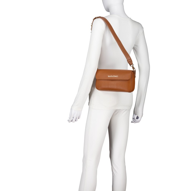 Umhängetasche Alexia, Farbe: schwarz, cognac, beige, Marke: Valentino Bags, Abmessungen in cm: 25x14x5, Bild 6 von 7