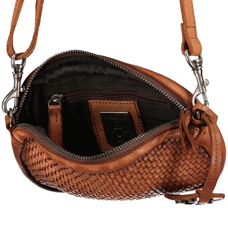 Umhängetasche / Gürteltasche Soft-Weaving Wendy SW.10499 Charming Cognac, Farbe: cognac, Marke: Harbour 2nd, EAN: 4046478051720, Abmessungen in cm: 18x12x5, Bild 8 von 8