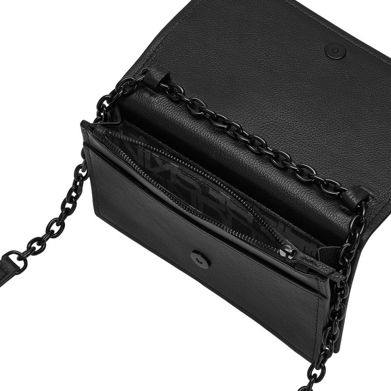 Umhängetasche Crossbody XS Black, Farbe: schwarz, Marke: Liebeskind Berlin, EAN: 4064657058551, Abmessungen in cm: 19x12x2.5, Bild 4 von 5