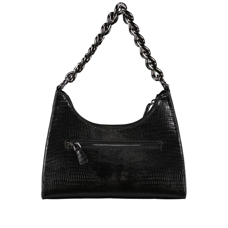 Umhängetasche Black Kroko, Farbe: schwarz, Marke: Guess, EAN: 0190231517467, Abmessungen in cm: 27x21x7, Bild 3 von 8