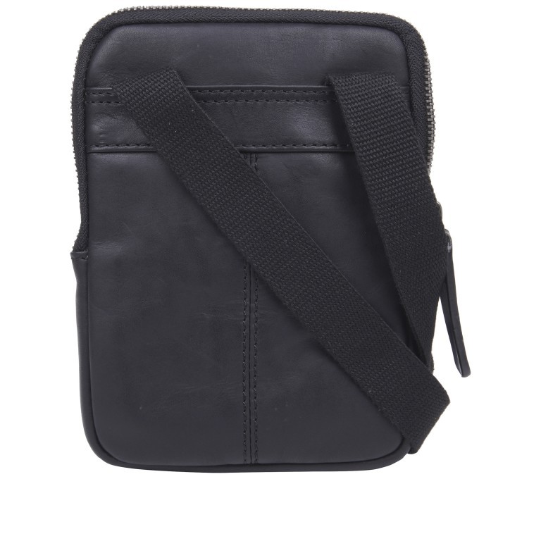 Umhängetasche Brick Lane Shoulderbag Brian XSVZ1 Black, Farbe: schwarz, Marke: Strellson, EAN: 4048835074151, Abmessungen in cm: 14x19x2, Bild 3 von 7