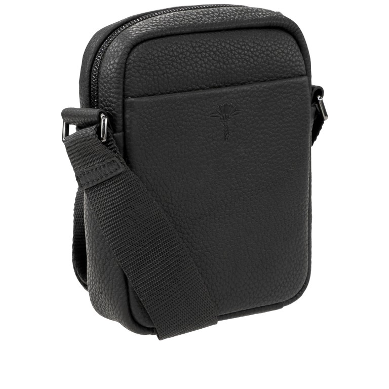 Umhängetasche Cardona Rafael XSVZ1, Farbe: schwarz, braun, Marke: Joop!, Abmessungen in cm: 14.5x19x5.5, Bild 3 von 6