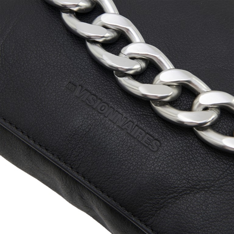 Umhängetasche Chain Reaction Emily Chain Soft Grainy Musty Green, Farbe: grün/oliv, Marke: Les Visionnaires, EAN: 4260711679223, Abmessungen in cm: 26x16x8, Bild 9 von 9