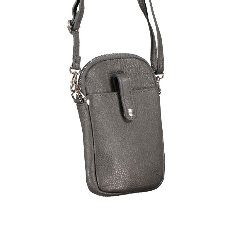 Handytasche Anthra, Farbe: anthrazit, Marke: Hausfelder Manufaktur, EAN: 4065646008557, Abmessungen in cm: 12x17.5x2, Bild 2 von 6