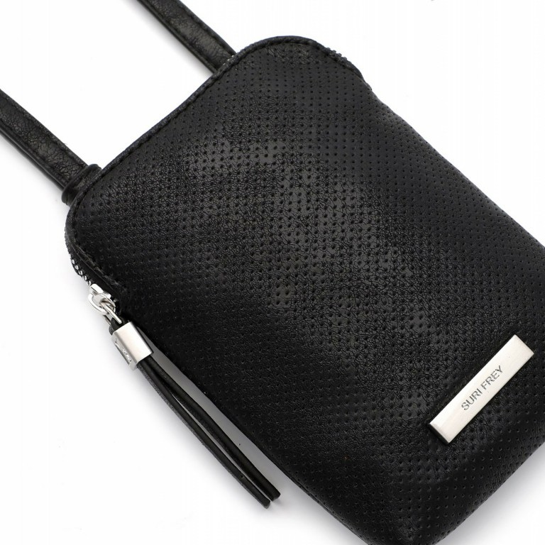 Umhängetasche / Handytasche Bonny 13156 Black, Farbe: schwarz, Marke: Suri Frey, EAN: 4056185153877, Abmessungen in cm: 11x17.5x2.5, Bild 5 von 5