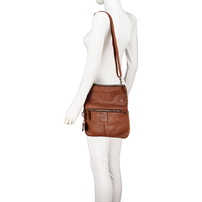 Umhängetasche / Clutch Anchor-Love Patricia AL-11147 Charming Cognac, Farbe: cognac, Marke: Harbour 2nd, EAN: 4046478057531, Bild 6 von 7