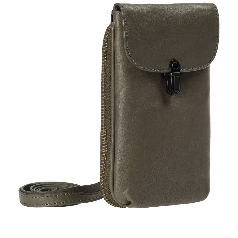 Handytasche Grandma's Luxury Club Mrs. Lemon Twist, Farbe: schwarz, grau, blau/petrol, braun, cognac, taupe/khaki, grün/oliv, orange, beige, Marke: Aunts & Uncles, Abmessungen in cm: 11x18x3, Bild 2 von 8