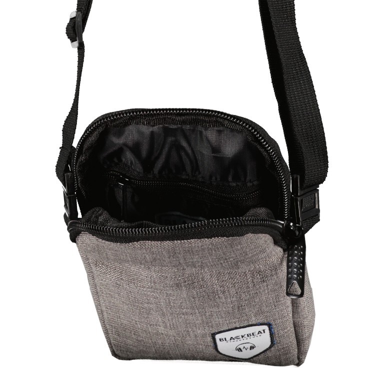 Handytasche Mistique Grau, Farbe: grau, Marke: Blackbeat, EAN: 4066727000064, Abmessungen in cm: 10.5x16.5x2, Bild 7 von 7