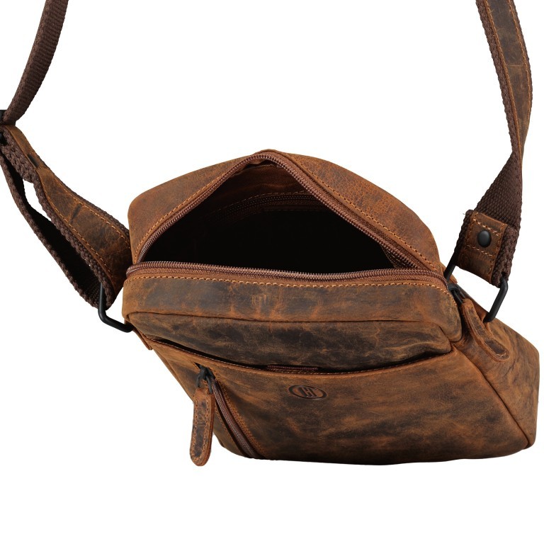 Umhängetasche Huntsville Hakon, Marke: Hausfelder Manufaktur, Abmessungen in cm: 18.5x22x5.5, Bild 6 von 6