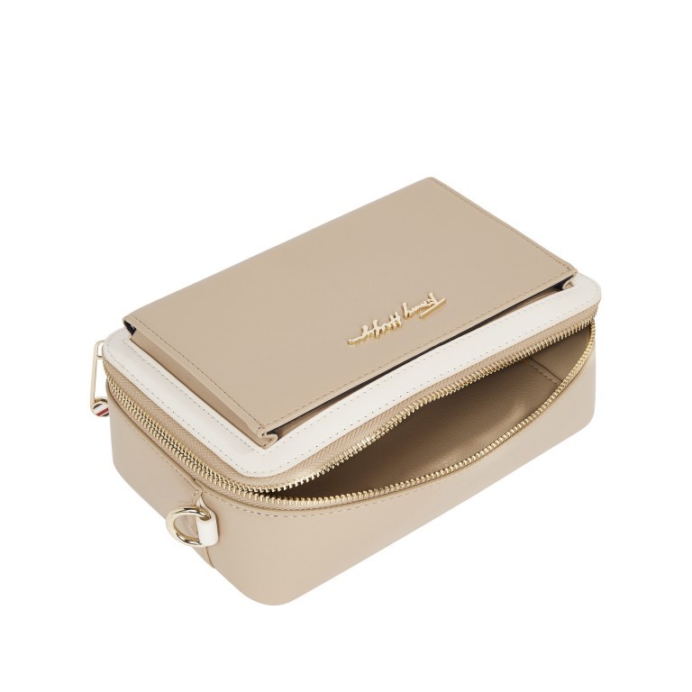 Umhängetasche Iconic Shoulder Bag Beige, Farbe: beige, Marke: Tommy Hilfiger, EAN: 8720117916996, Abmessungen in cm: 22x14x10.5, Bild 5 von 7