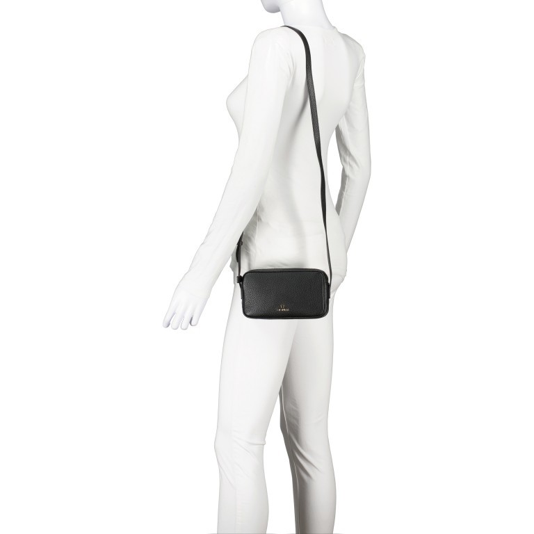 Handy- / Umhängetasche Fashion Mobile Bag, Farbe: schwarz, grau, blau/petrol, braun, taupe/khaki, rot/weinrot, Marke: AIGNER, Abmessungen in cm: 18x11x3, Bild 3 von 5