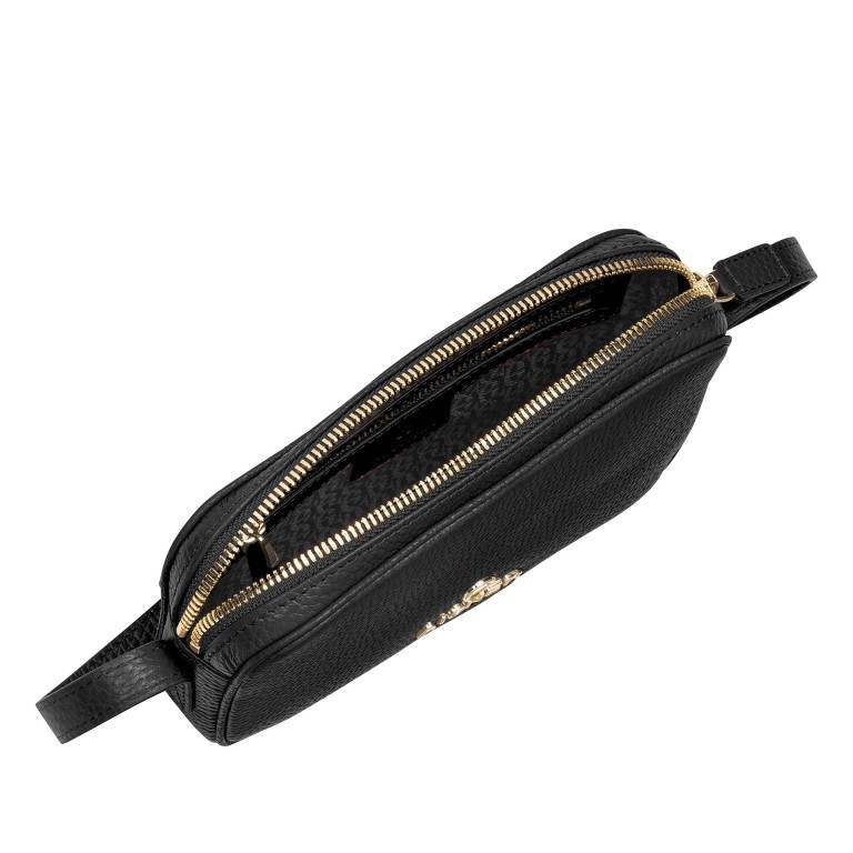 Handy- / Umhängetasche Fashion Mobile Bag Black Gold, Farbe: schwarz, Marke: AIGNER, EAN: 4055539453397, Abmessungen in cm: 18x11x3, Bild 5 von 5