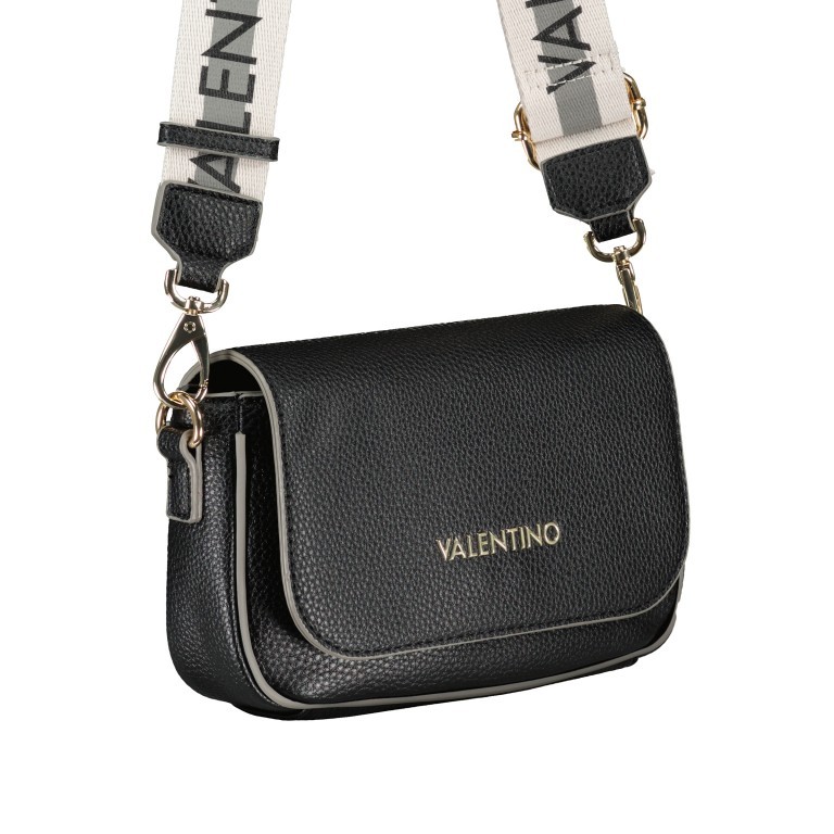 Umhängetasche Swim Relove Recycle Nero, Farbe: schwarz, Marke: Valentino Bags, EAN: 8058043878485, Abmessungen in cm: 21.5x12.5x5.5, Bild 2 von 6