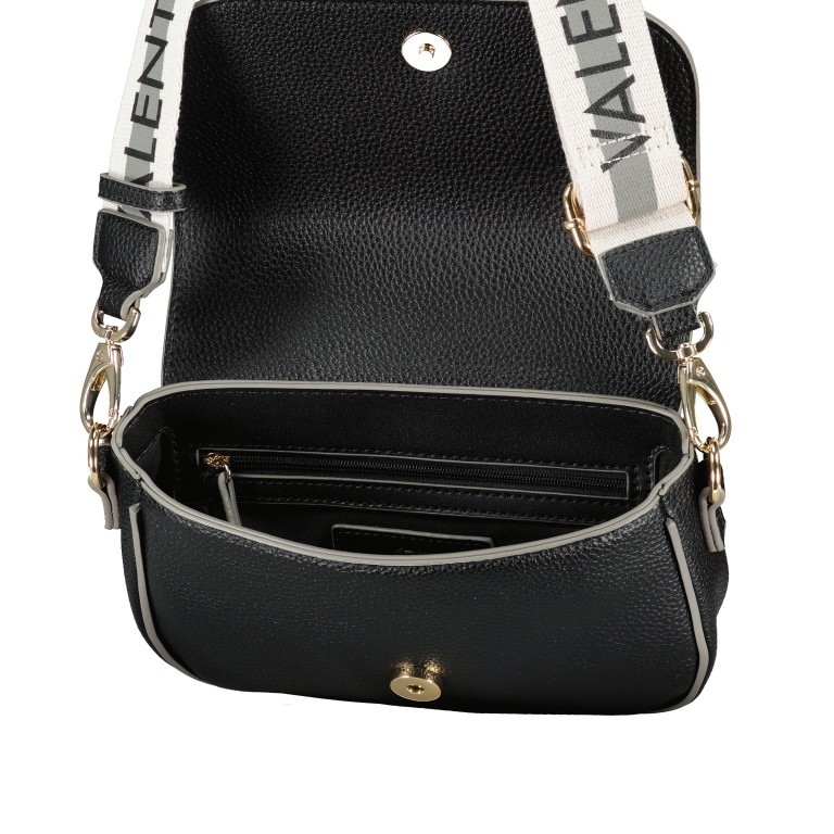 Umhängetasche Swim Relove Recycle Nero, Farbe: schwarz, Marke: Valentino Bags, EAN: 8058043878485, Abmessungen in cm: 21.5x12.5x5.5, Bild 6 von 6