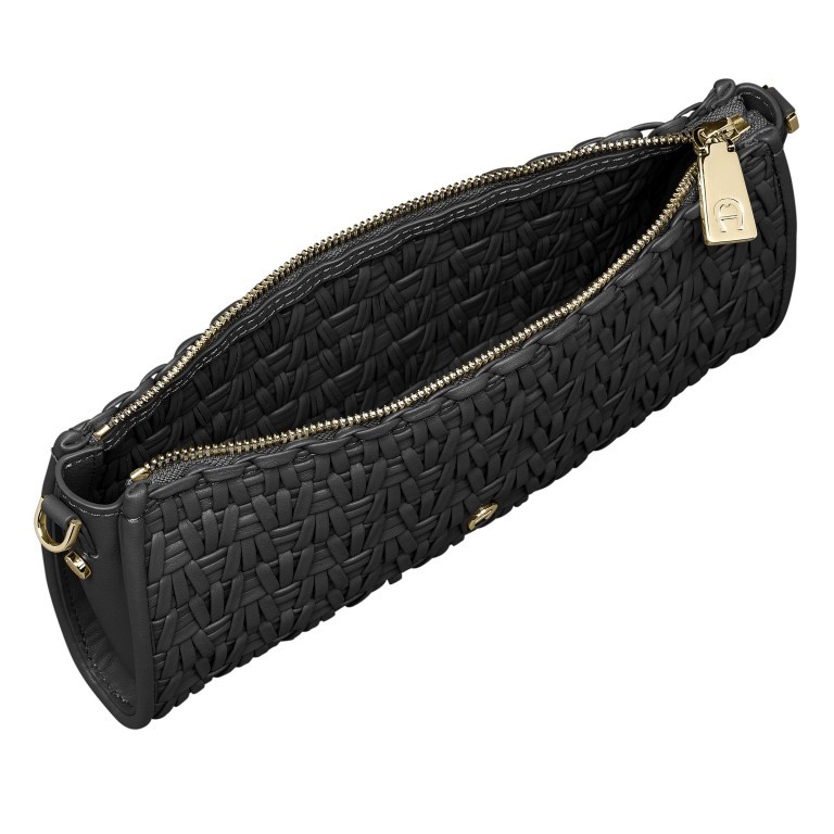 Umhängetasche / Clutch Ivy Nodo Black, Farbe: schwarz, Marke: AIGNER, EAN: 4055539480973, Abmessungen in cm: 25x13x5, Bild 7 von 7