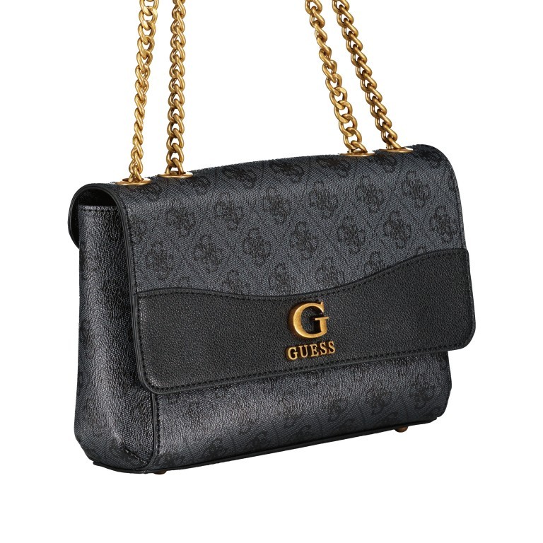 Tasche Nell Coal Logo, Farbe: anthrazit, Marke: Guess, EAN: 0190231678618, Abmessungen in cm: 26.5x17x6.5, Bild 2 von 7