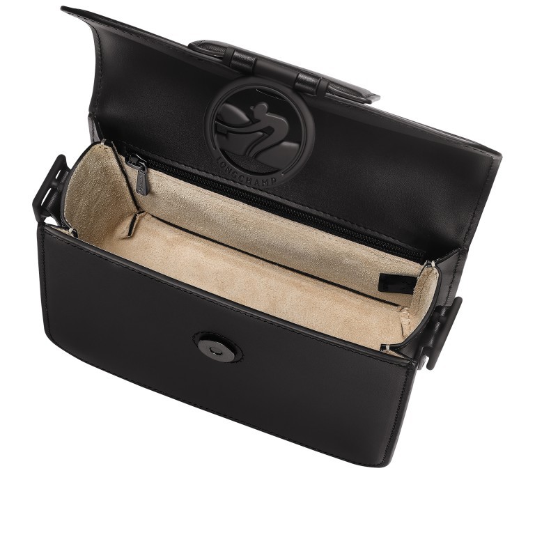 Umhängetasche Box Trot S Colors Black, Farbe: schwarz, Marke: Longchamp, EAN: 3597922443994, Abmessungen in cm: 18x14x8.5, Bild 5 von 5