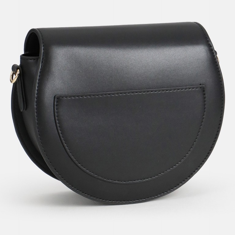 Umhängetasche Kisa Midi Saddle Black Gold, Farbe: schwarz, Marke: Seidenfelt, EAN: 4251817625979, Abmessungen in cm: 20x16.5x7, Bild 2 von 7