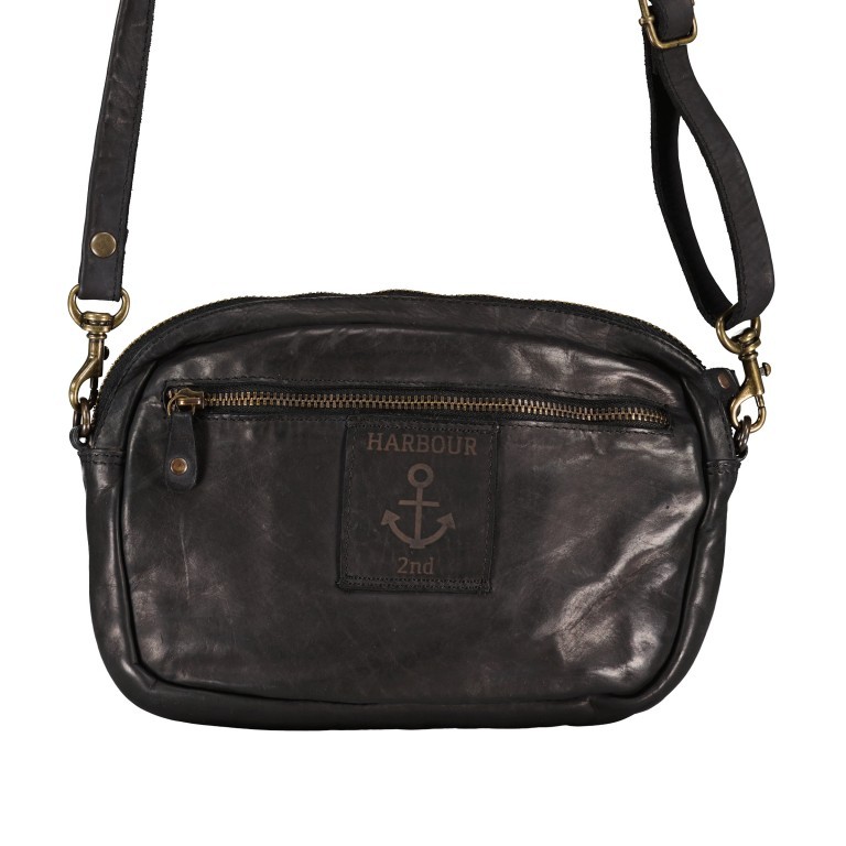 Umhängetasche Anchor-Love Tiara AL-13318 Dark Ash, Farbe: anthrazit, Marke: Harbour 2nd, EAN: 4046478064249, Abmessungen in cm: 21x14x4, Bild 3 von 6