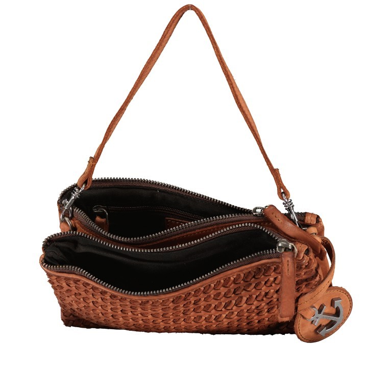 Umhängetasche Soft-Weaving-3 Michel SW-11904 Charming Cognac, Farbe: cognac, Marke: Harbour 2nd, EAN: 4046478065024, Abmessungen in cm: 23x13x3, Bild 8 von 8
