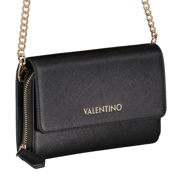 Umhängetasche / Clutch / Portemonnaie Zero Relove Recycle Nero, Farbe: schwarz, Marke: Valentino Bags, EAN: 8054942031747, Abmessungen in cm: 20x12.5x4.5, Bild 2 von 6