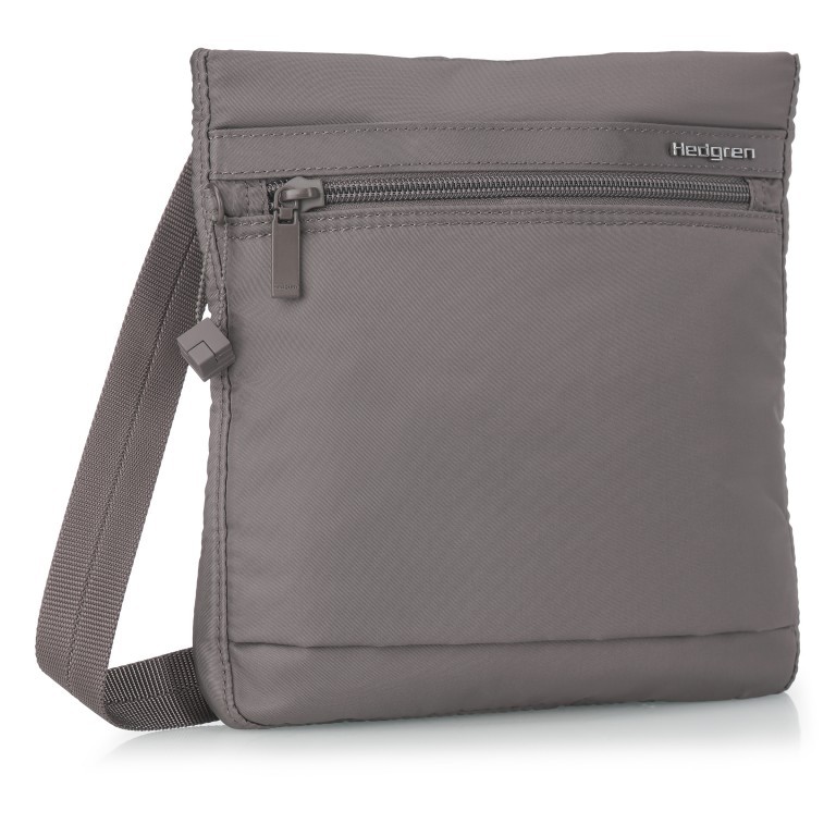 Umhängetasche Inner City Leonce mit RFID-Schutz, Farbe: schwarz, blau/petrol, taupe/khaki, Marke: Hedgren, Abmessungen in cm: 20x21.5x2, Bild 3 von 10