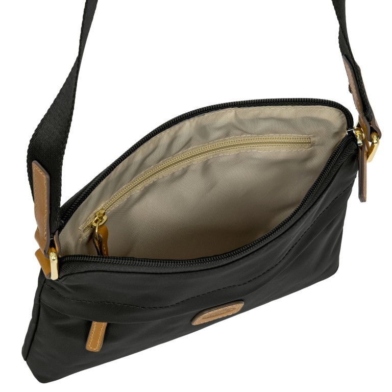 Umhängetasche X-BAG & X-Travel Black, Farbe: schwarz, Marke: Brics, EAN: 8016623909936, Abmessungen in cm: 23.5x17.5x2, Bild 6 von 7