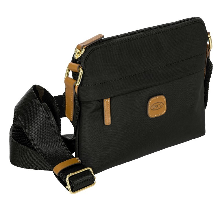 Umhängetasche X-BAG & X-Travel Black, Farbe: schwarz, Marke: Brics, EAN: 8016623909936, Abmessungen in cm: 23.5x17.5x2, Bild 2 von 7