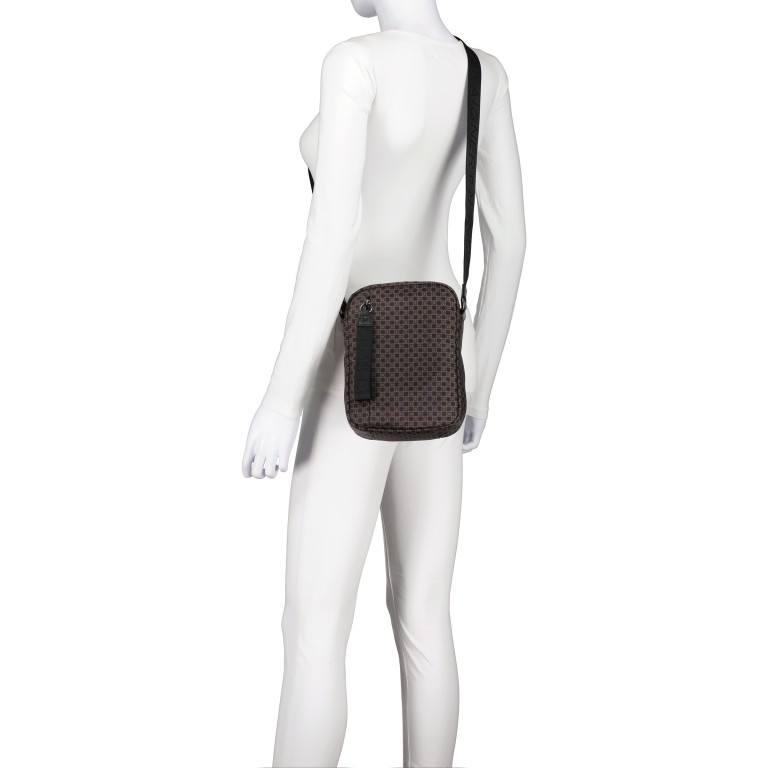 Umhängetasche Nico Dadino S Black, Farbe: schwarz, Marke: AIGNER, EAN: 4055539515521, Abmessungen in cm: 17.5x24x8, Bild 5 von 6